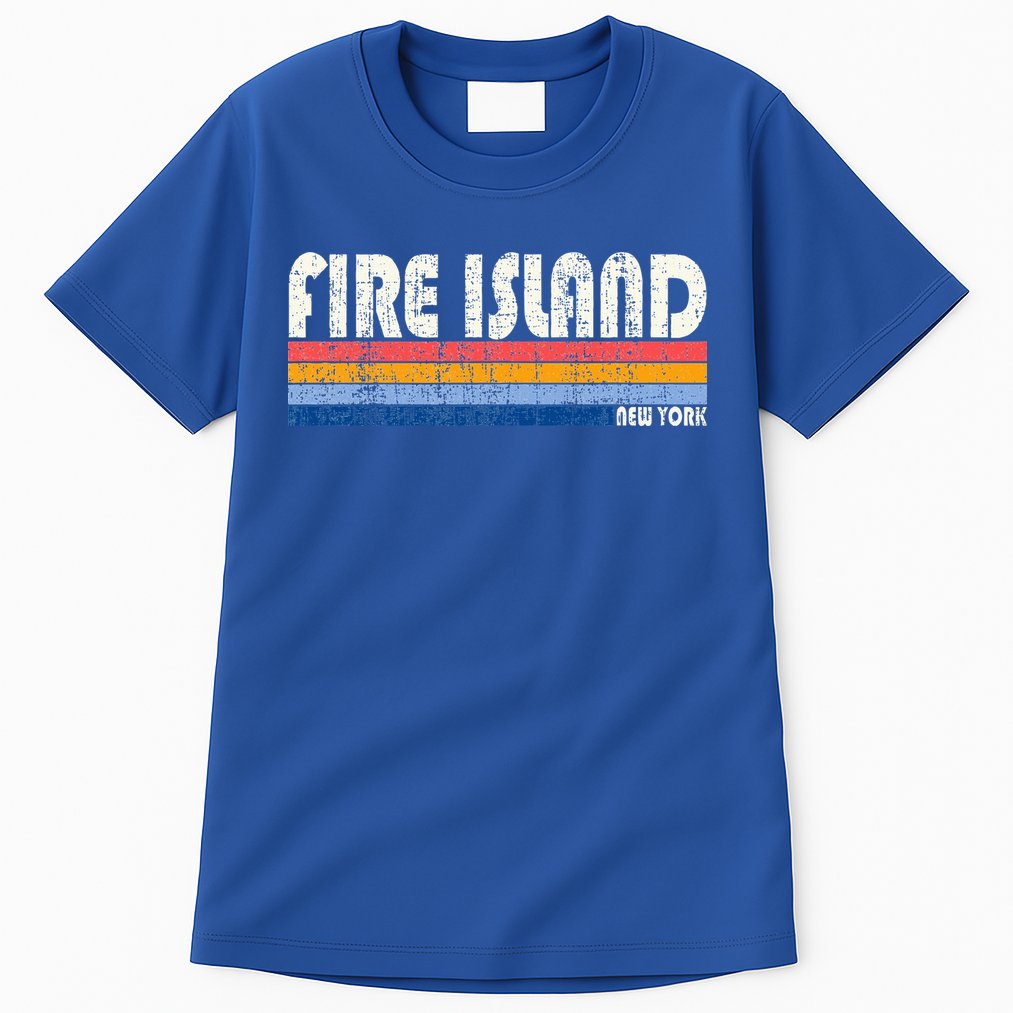 Vintage 70s Fire Island New York Tall T-Shirt