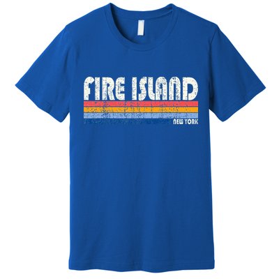 Vintage 70s Fire Island New York Premium T-Shirt