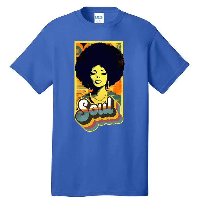 Vintage 70s Funk Afro Soul Tall T-Shirt