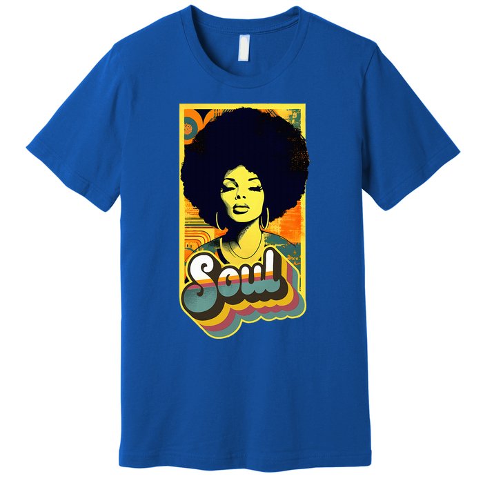 Vintage 70s Funk Afro Soul Premium T-Shirt