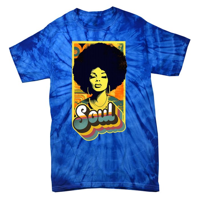 Vintage 70s Funk Afro Soul Tie-Dye T-Shirt