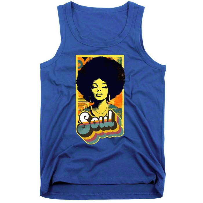 Vintage 70s Funk Afro Soul Tank Top