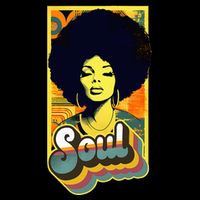 Vintage 70s Funk Afro Soul Drawstring Bag
