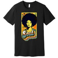 Vintage 70s Funk Afro Soul Premium T-Shirt