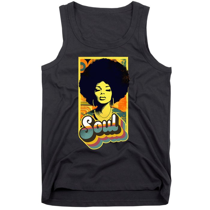 Vintage 70s Funk Afro Soul Tank Top