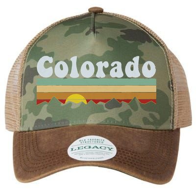 Vintage 70s Retro Colorado Legacy Tie Dye Trucker Hat