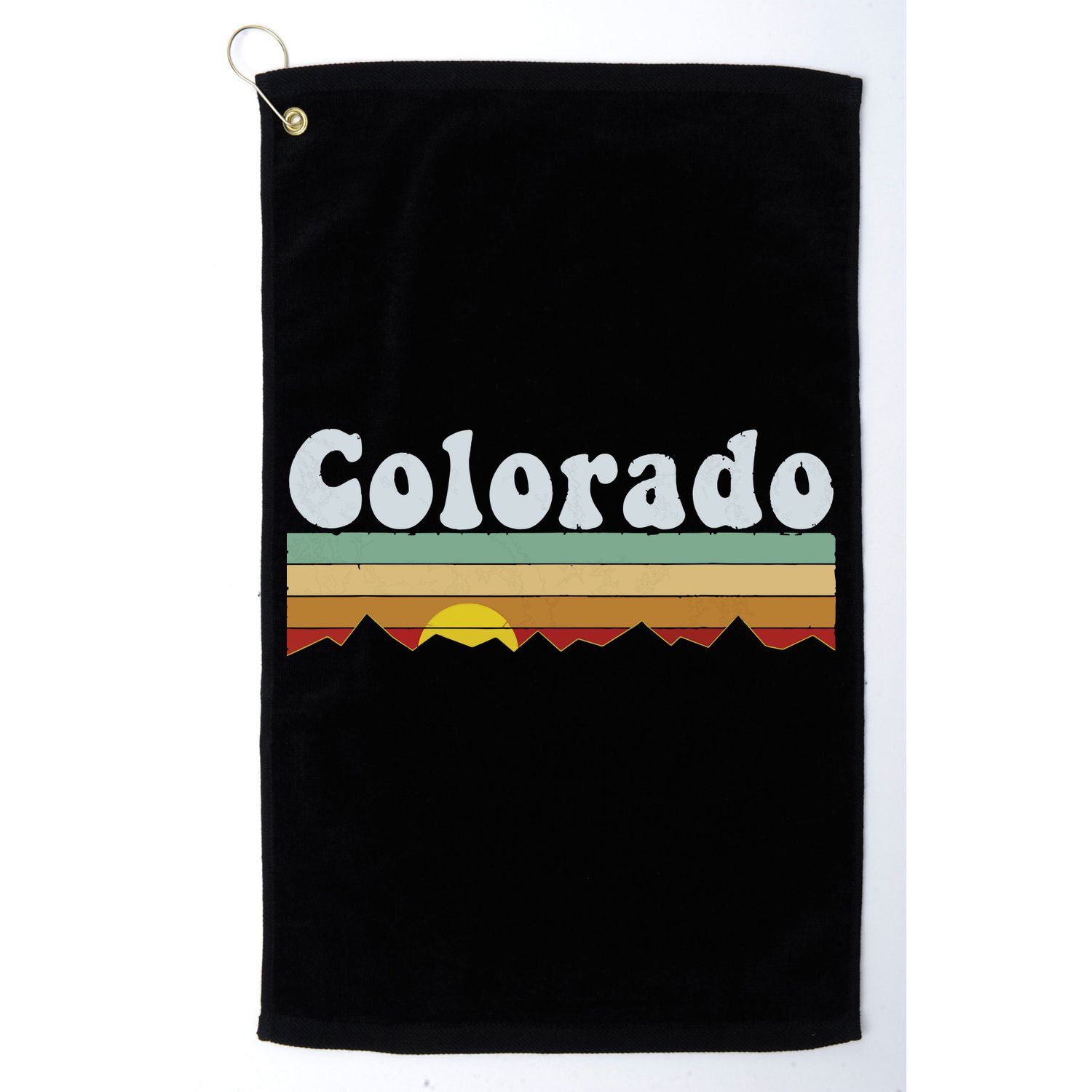Vintage 70s Retro Colorado Golf Towel