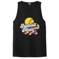 Vintage 70s Style Design Softball Mom PosiCharge Competitor Tank