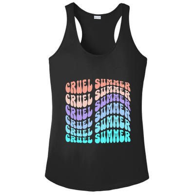 Vintage 70s Style Groovy Style Ladies PosiCharge Competitor Racerback Tank