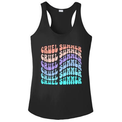 Vintage 70s Style Groovy Style Ladies PosiCharge Competitor Racerback Tank