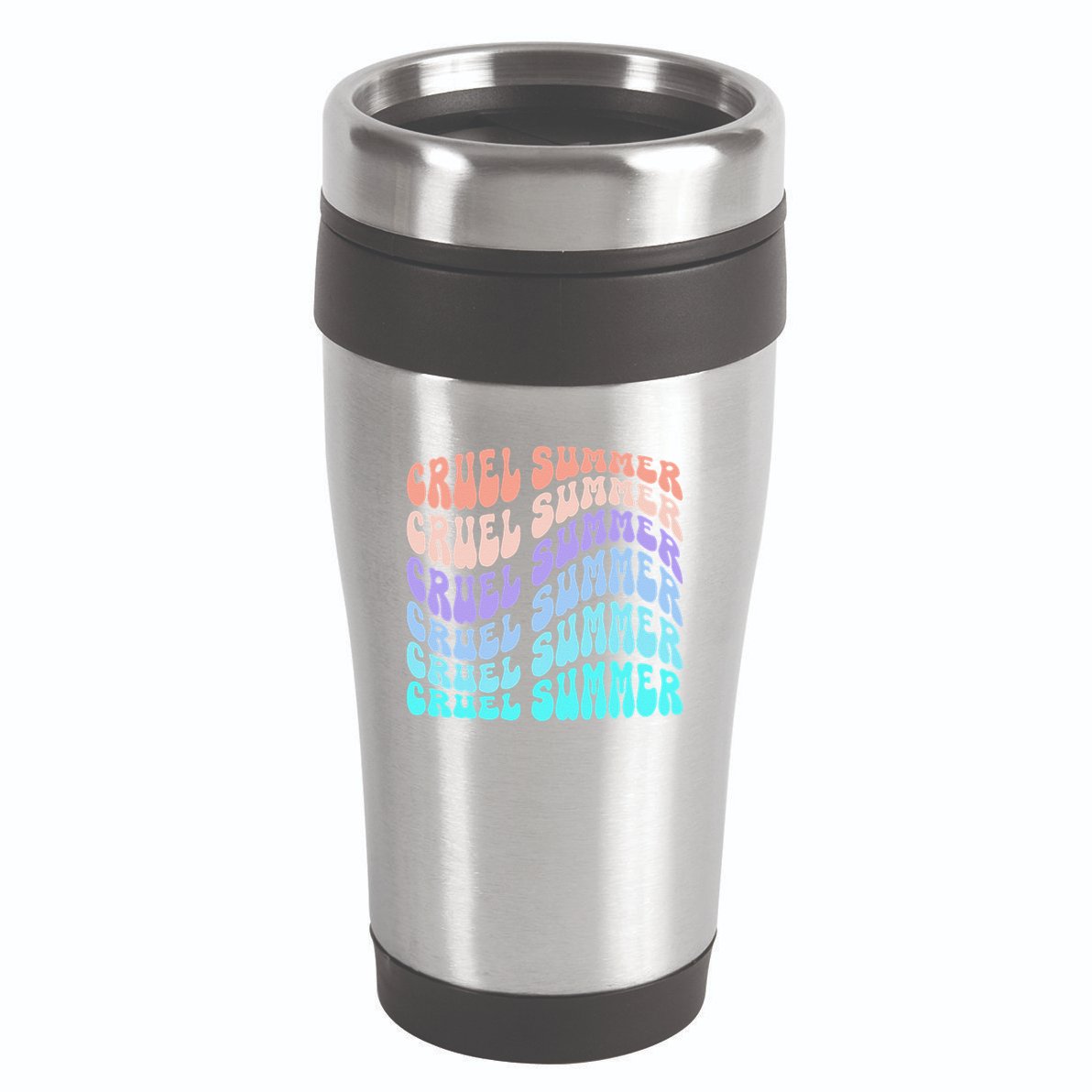 Vintage 70s Style Groovy Style 16oz Travel Tumbler