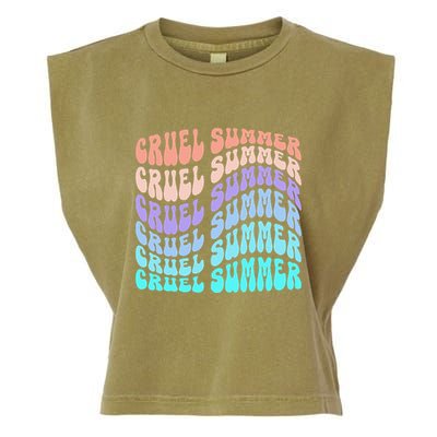 Vintage 70s Style Groovy Style Garment-Dyed Women's Muscle Tee