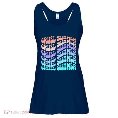 Vintage 70s Style Groovy Style Ladies Essential Flowy Tank