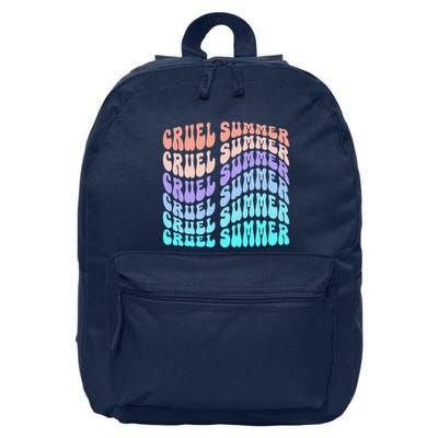 Vintage 70s Style Groovy Style 16 in Basic Backpack
