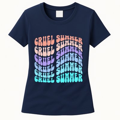 Vintage 70s Style Groovy Style Womens T-Shirt