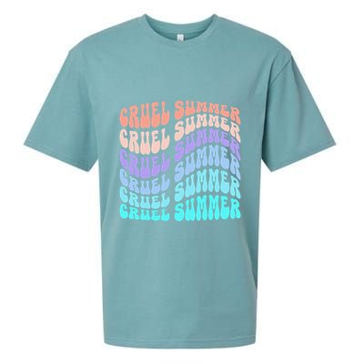 Vintage 70s Style Groovy Style Sueded Cloud Jersey T-Shirt