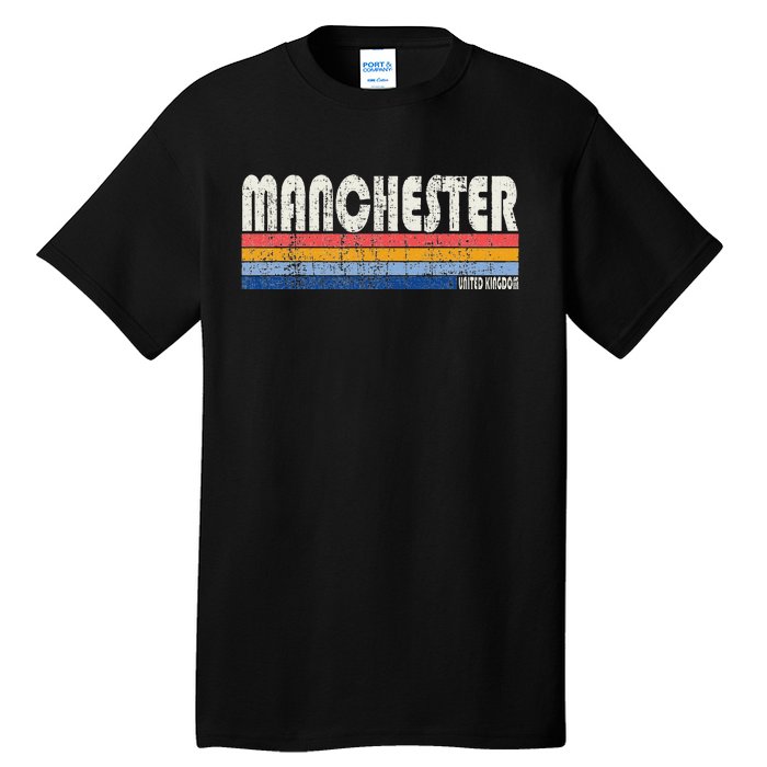 Vintage 70s United Kingdom Manchester Tall T-Shirt