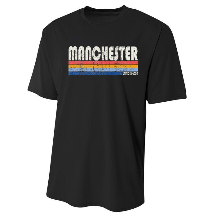 Vintage 70s United Kingdom Manchester Performance Sprint T-Shirt