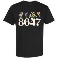Vintage 86 47 Anti-Trump Flower President Garment-Dyed Heavyweight T-Shirt