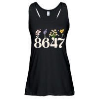 Vintage 86 47 Anti-Trump Flower President Ladies Essential Flowy Tank