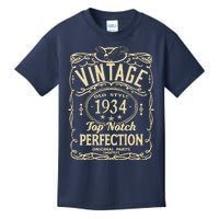 Vintage 89th Birthday top notch 1934 Kids T-Shirt