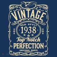 Vintage 85th Birthday top notch 1938 T-Shirt