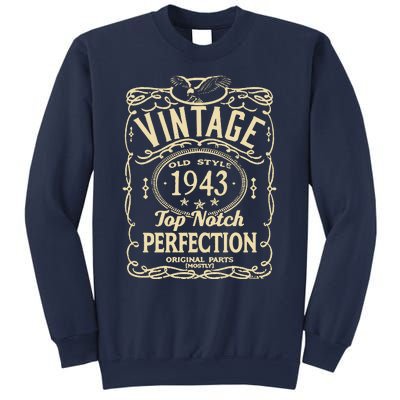 Vintage 80th Birthday top notch 1943 Sweatshirt