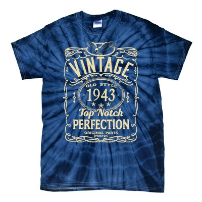 Vintage 80th Birthday top notch 1943 Tie-Dye T-Shirt