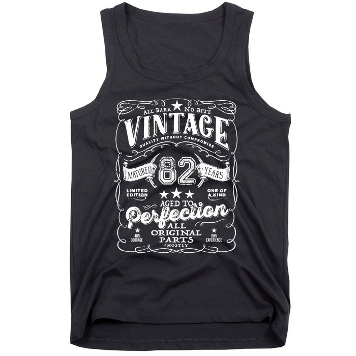 Vintage 82nd Birthday Perfection Original Part 1941 Tank Top