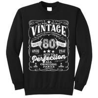 Vintage 80th Birthday Perfection Original Part 1943 Sweatshirt