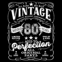 Vintage 80th Birthday Perfection Original Part 1943 Sweatshirt