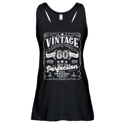 Vintage 80th Birthday Perfection Original Part 1943 Ladies Essential Flowy Tank