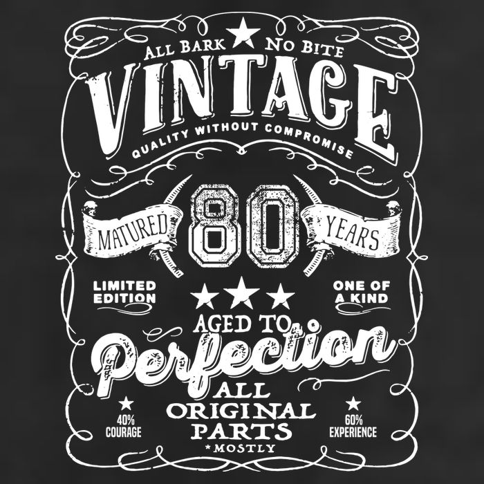 Vintage 80th Birthday Perfection Original Part 1943 Golf Towel