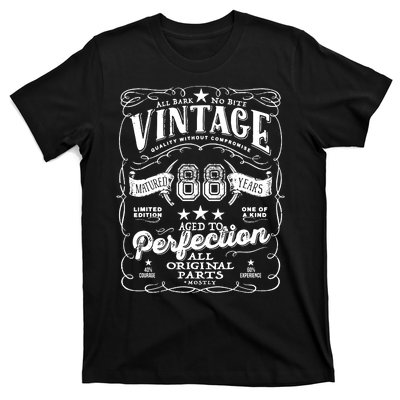 Vintage 88th Birthday Perfection Original Part 1935 T-Shirt