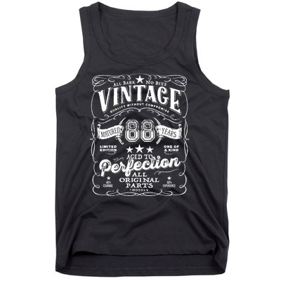 Vintage 88th Birthday Perfection Original Part 1935 Tank Top