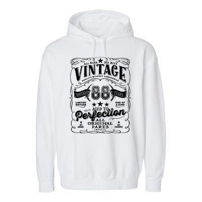 Vintage 88th Birthday Perfection Original Part 1935 Garment-Dyed Fleece Hoodie