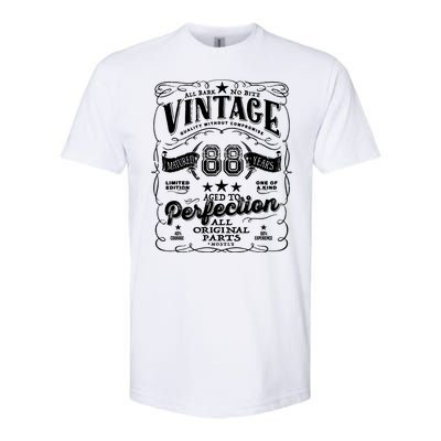 Vintage 88th Birthday Perfection Original Part 1935 Softstyle CVC T-Shirt