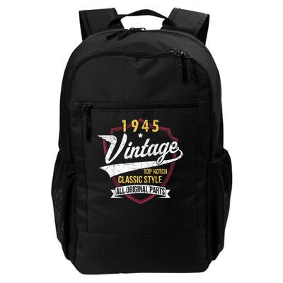 Vintage 80 Birthday Decorations 80yr 1945 80th Birthday Backpack