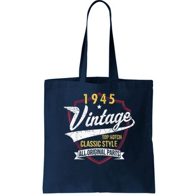 Vintage 80 Birthday Decorations 80yr 1945 80th Birthday Bag