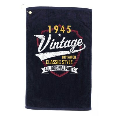 Vintage 80 Birthday Decorations 80yr 1945 80th Birthday Golf Towel