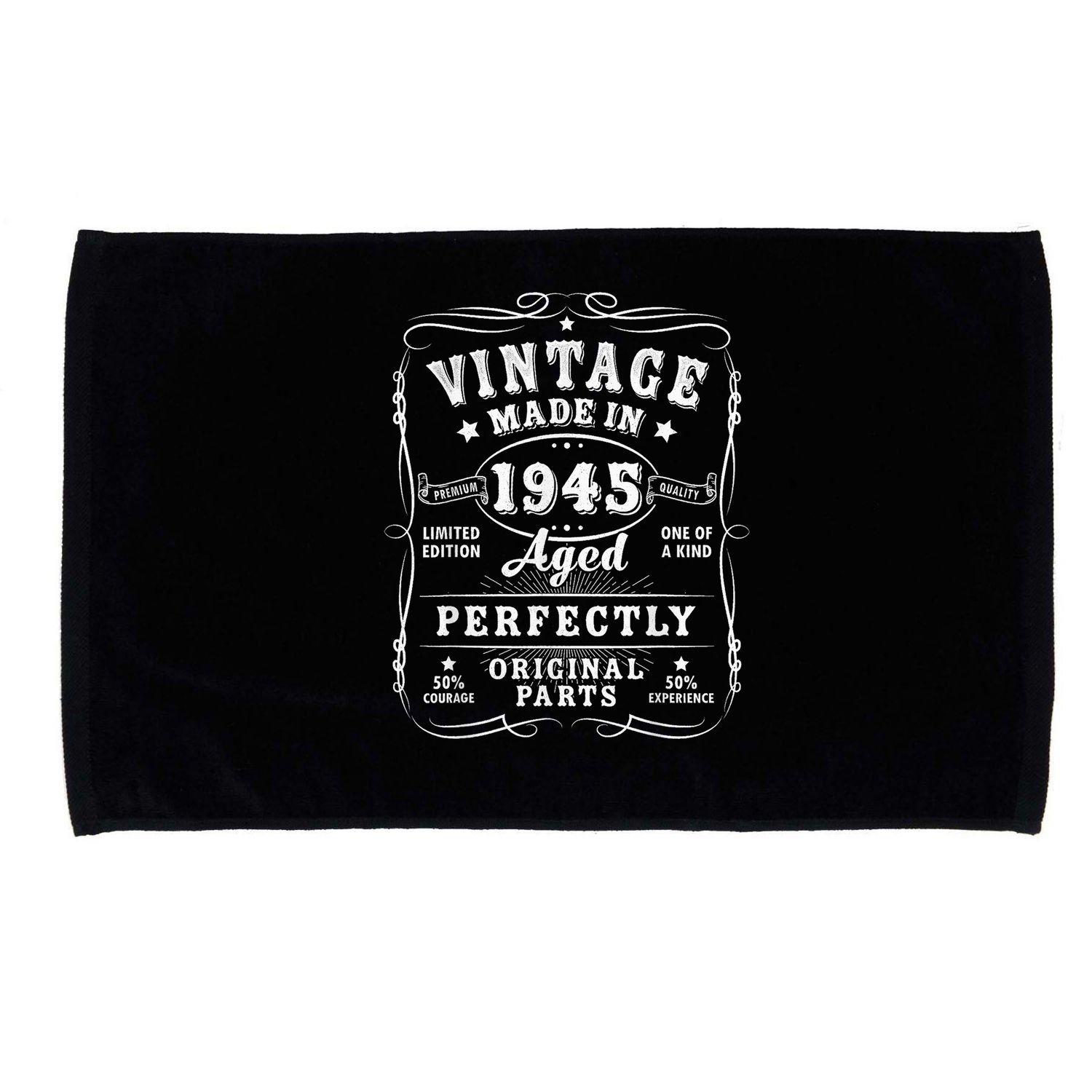 Vintage 80 Birthday Decorations 80yr 1945 80th Birthday Microfiber Hand Towel