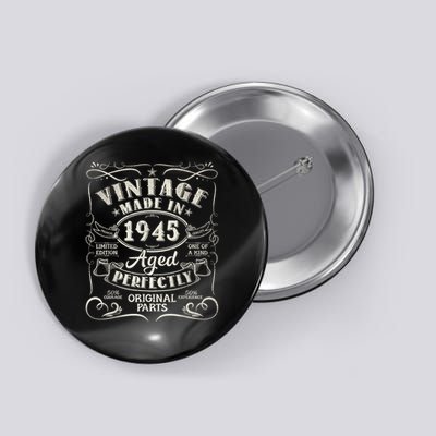Vintage 80th Birthday Decorations 1945 80 Birthday Button