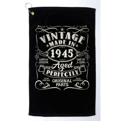 Vintage 80th Birthday Decorations 1945 80 Birthday Golf Towel