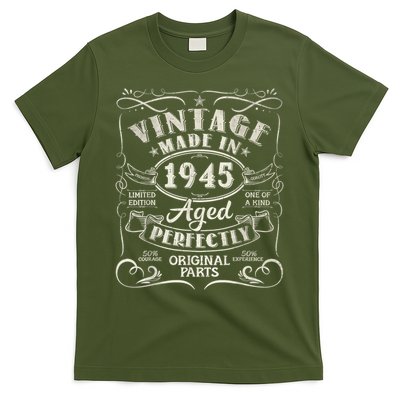Vintage 80th Birthday Decorations 1945 80 Birthday T-Shirt