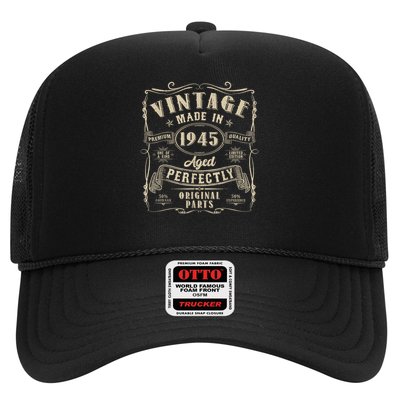 Vintage 80th Birthday Decorations 1945 80 Birthday Hat