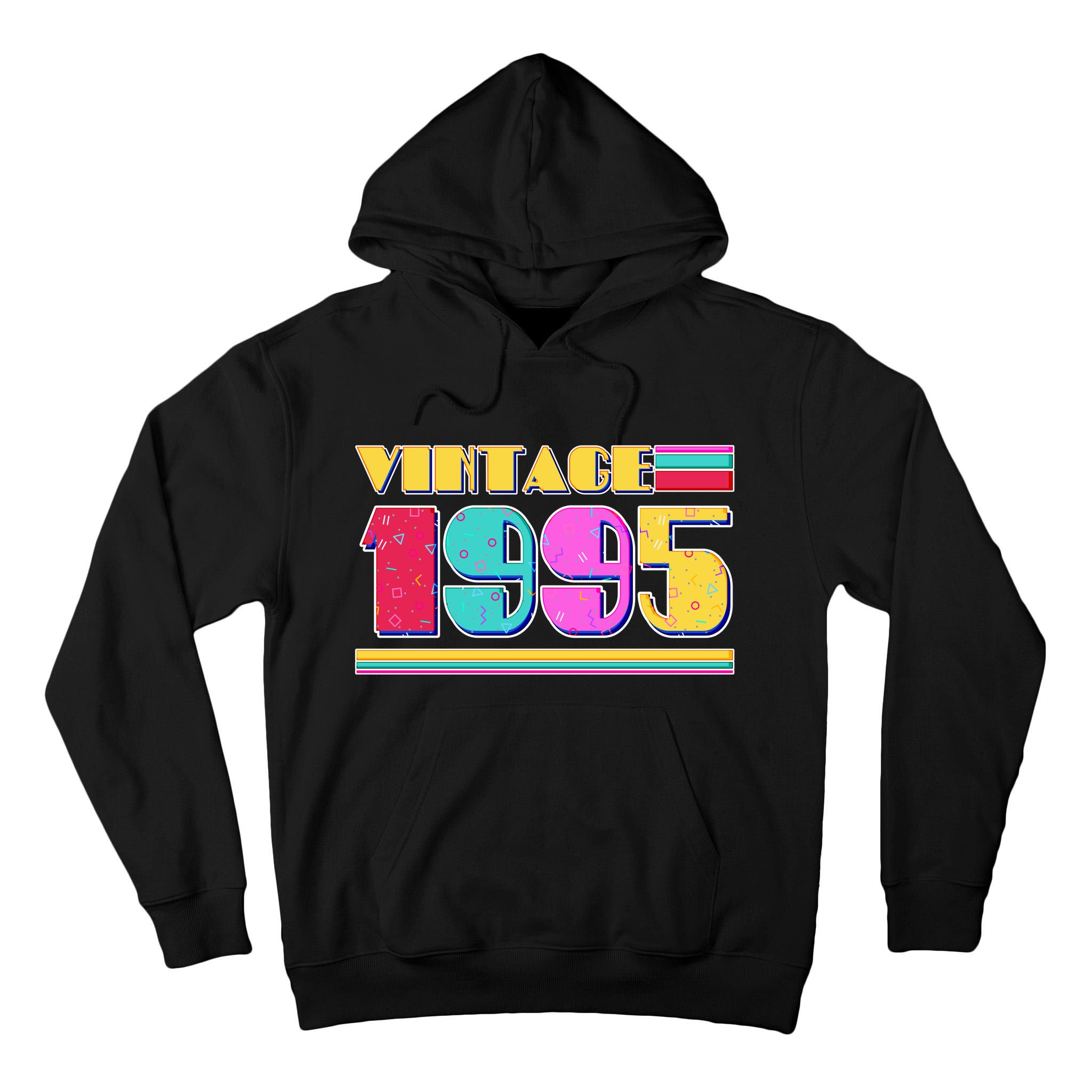 Vintage 80s Colors 1995 30th Birthday Tall Hoodie