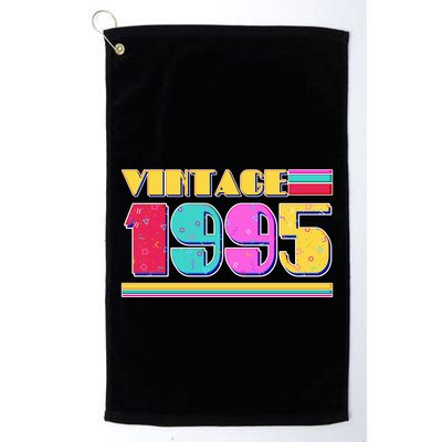 Vintage 80s Colors 1995 30th Birthday Golf Towel
