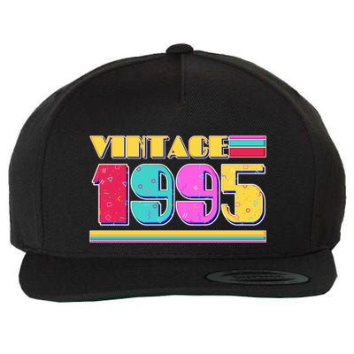 Vintage 80s Colors 1995 30th Birthday Wool Snapback Cap