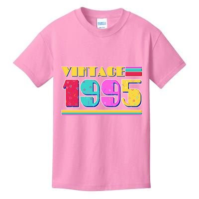 Vintage 80s Colors 1995 30th Birthday Kids T-Shirt