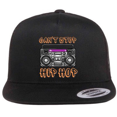 Vintage 80S CanT Stop Hip Hop Boombox Flatbill Hat